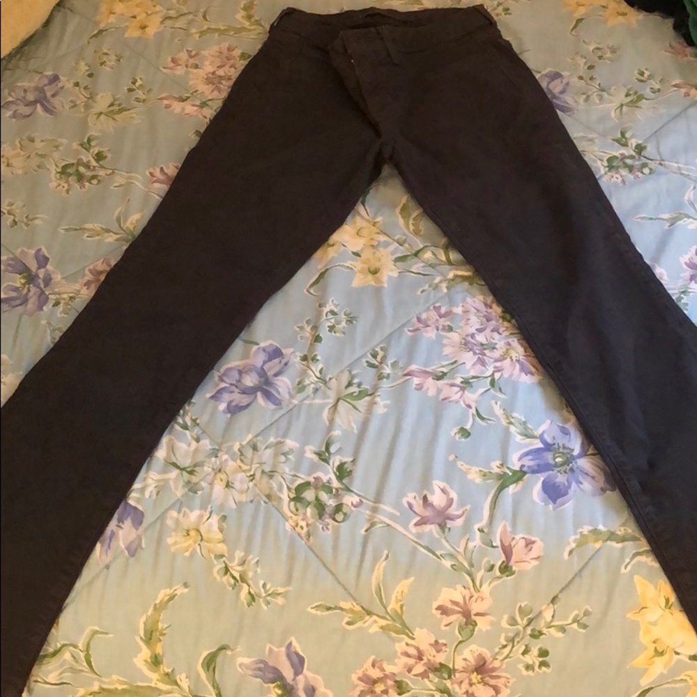 J Brand Dark Grey Skinny Jeans - Size 25